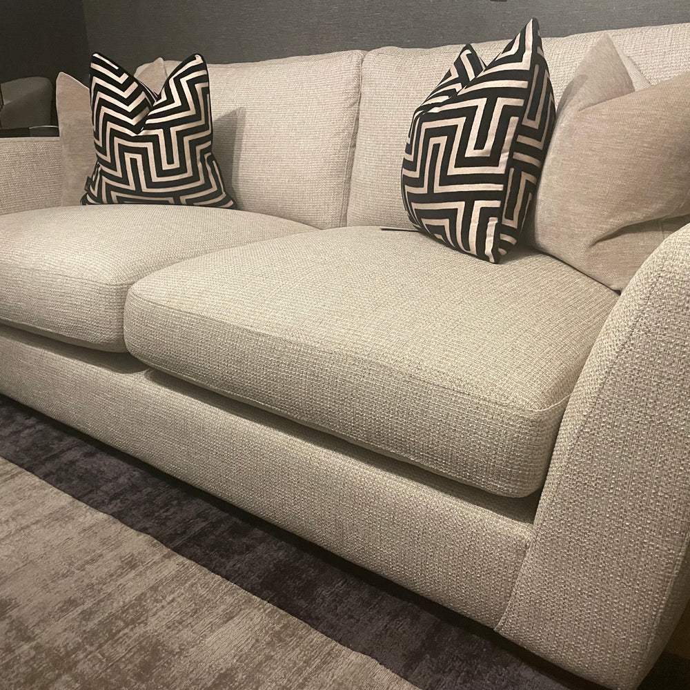 Romeo bespoke sofa collection with free scatters custom stock clearance on display