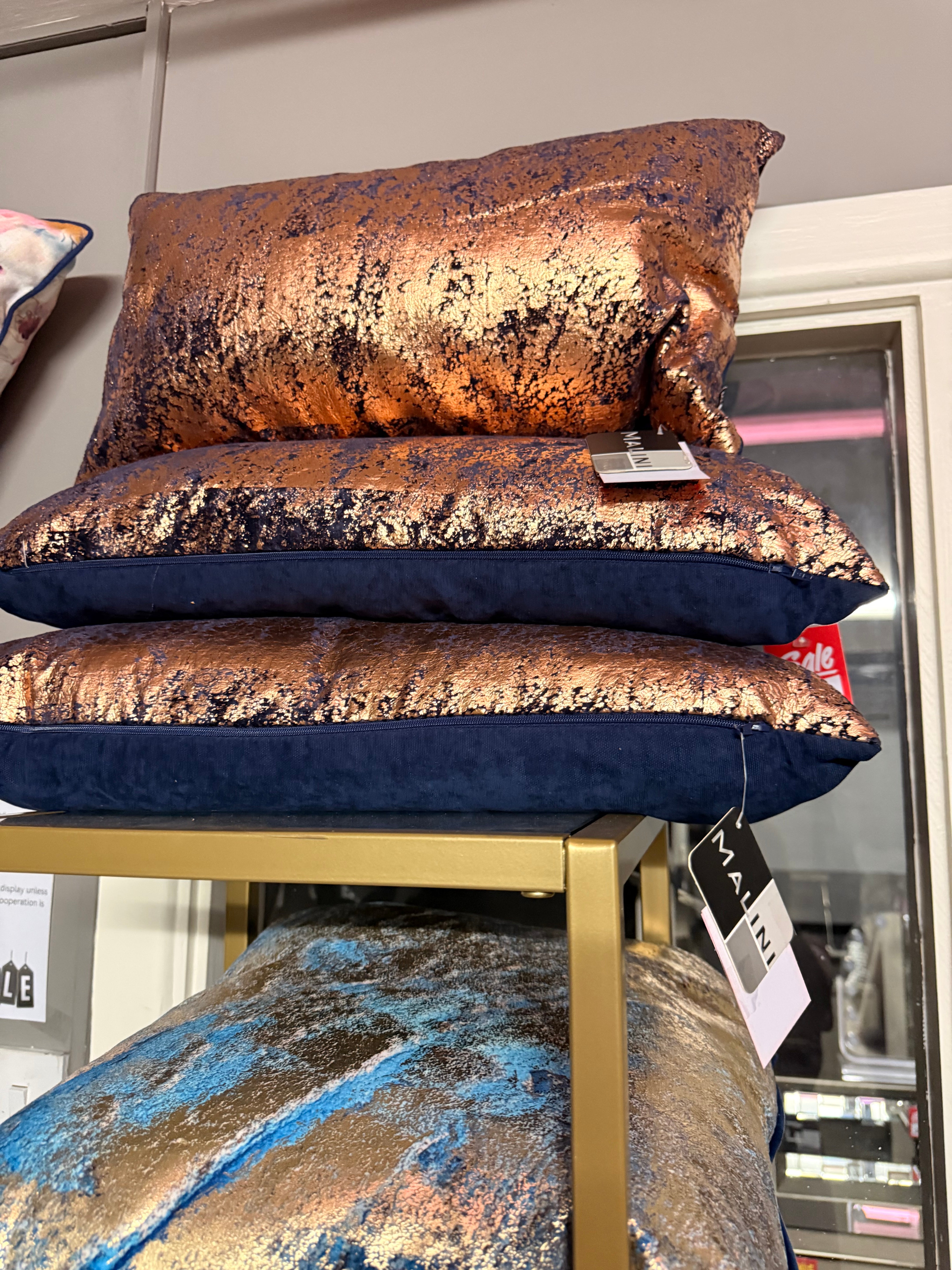 Cushions by Scatterbox Malini less than half price . Instore only by Scatterbox
