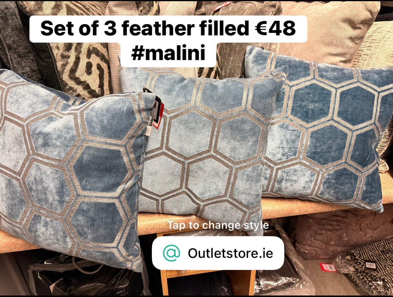 Cushions by Scatterbox Malini less than half price . Instore only by Scatterbox