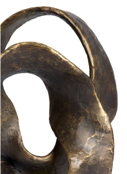 Ornament Isolde bronze and black