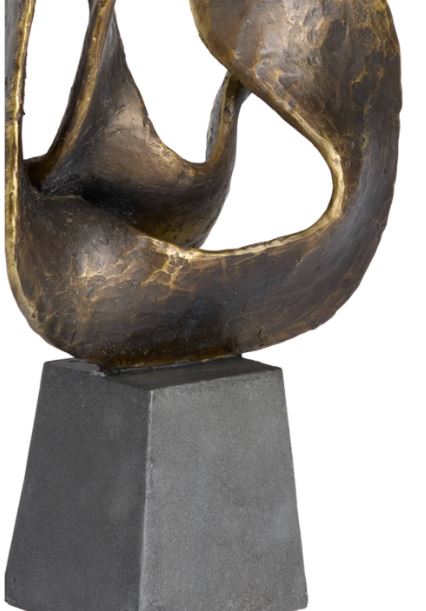 Ornament Isolde bronze and black