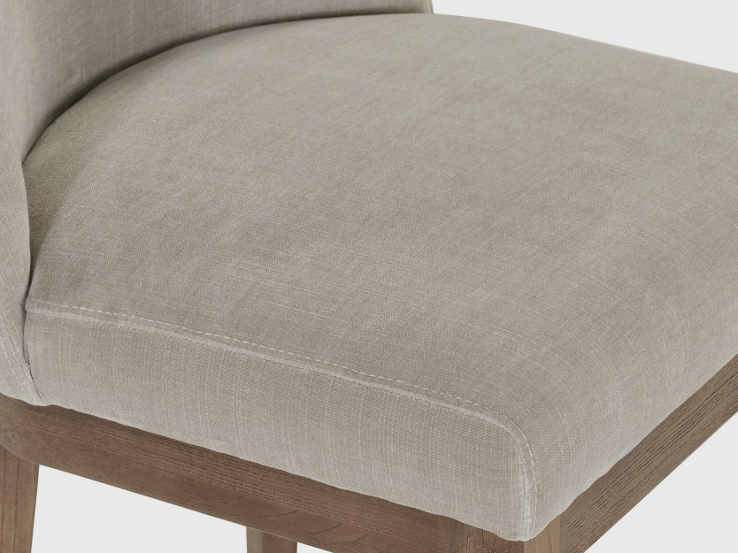 Mamoa  Dining Chair In Natural Latte