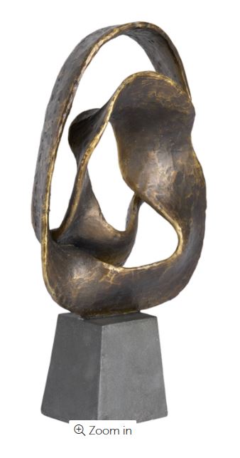 Ornament Isolde bronze and black