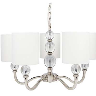 Sofia 5 Arm Pendant in nickel or mocha