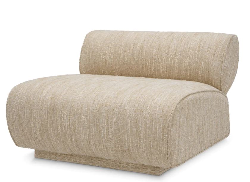 Sofa armless modular by Eichholtz  group  of 3  sofas ex showroom