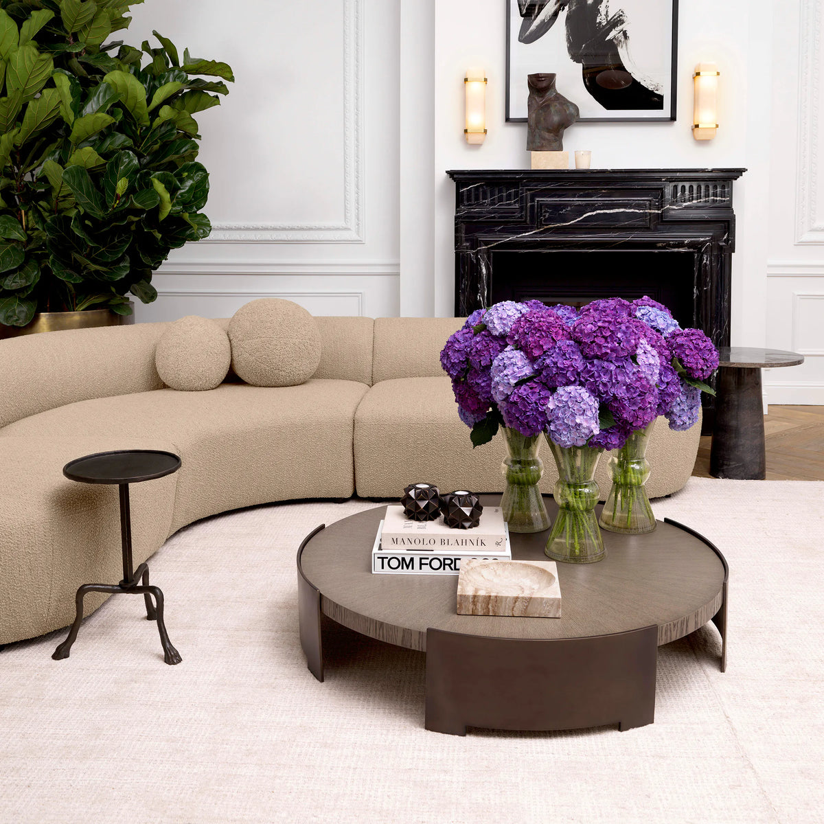 Coffee Table Quinto Medium Bronze Finish by Eichholtz Save 50%