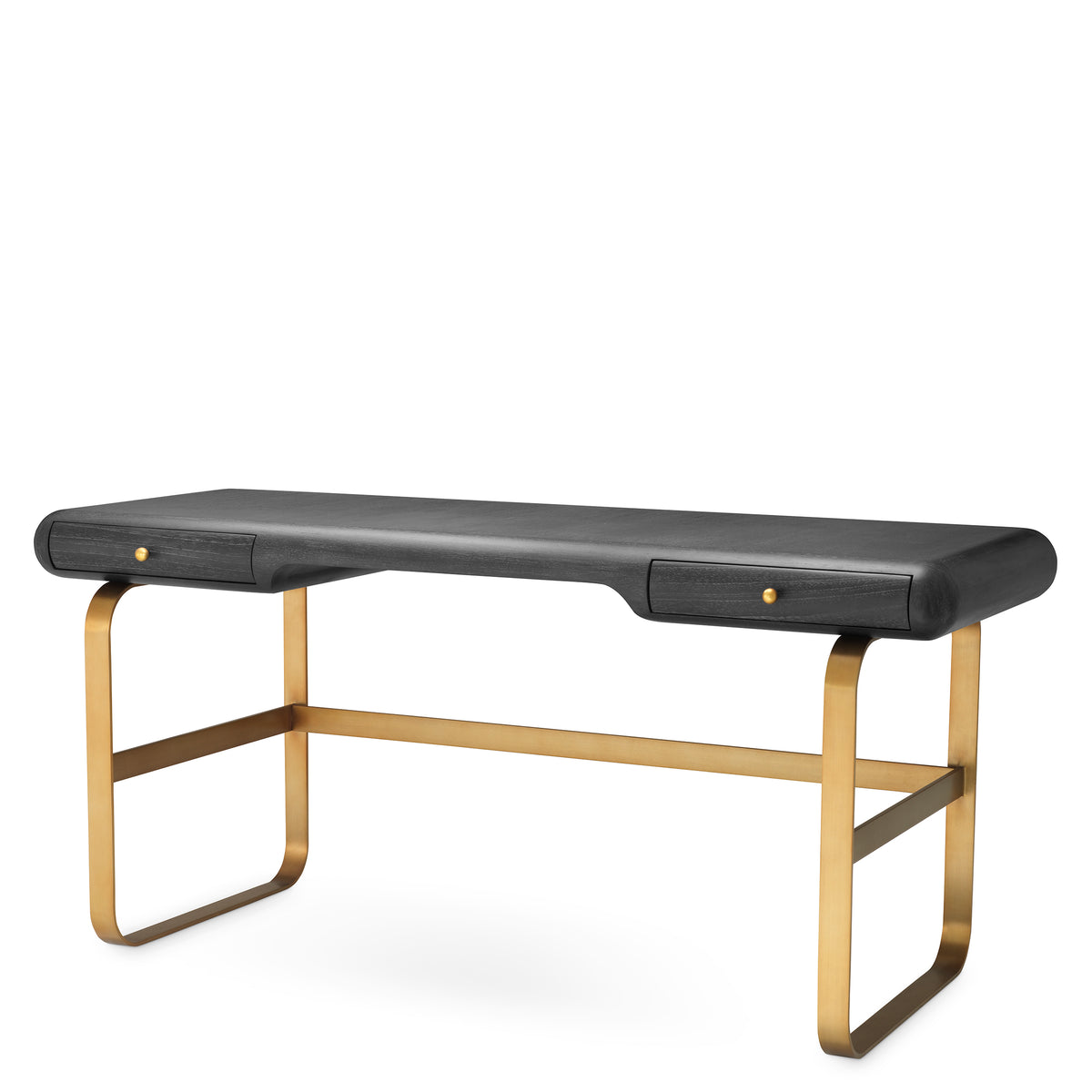 Desk Nathaniel with brushed brass By Eichholtz