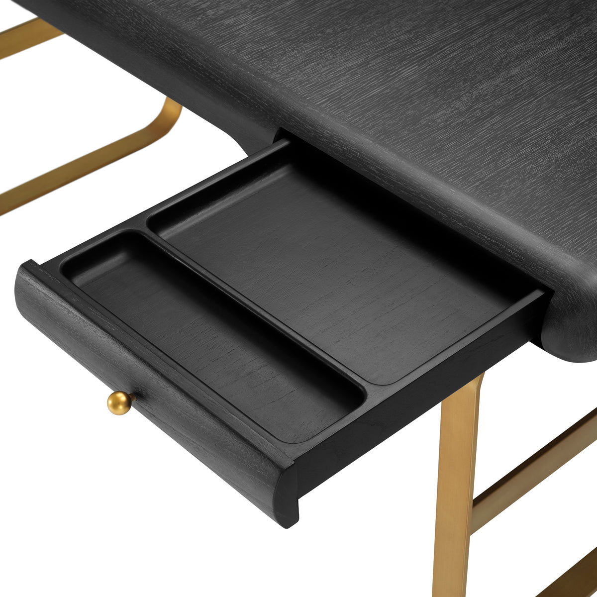 Desk Nathaniel with brushed brass By Eichholtz