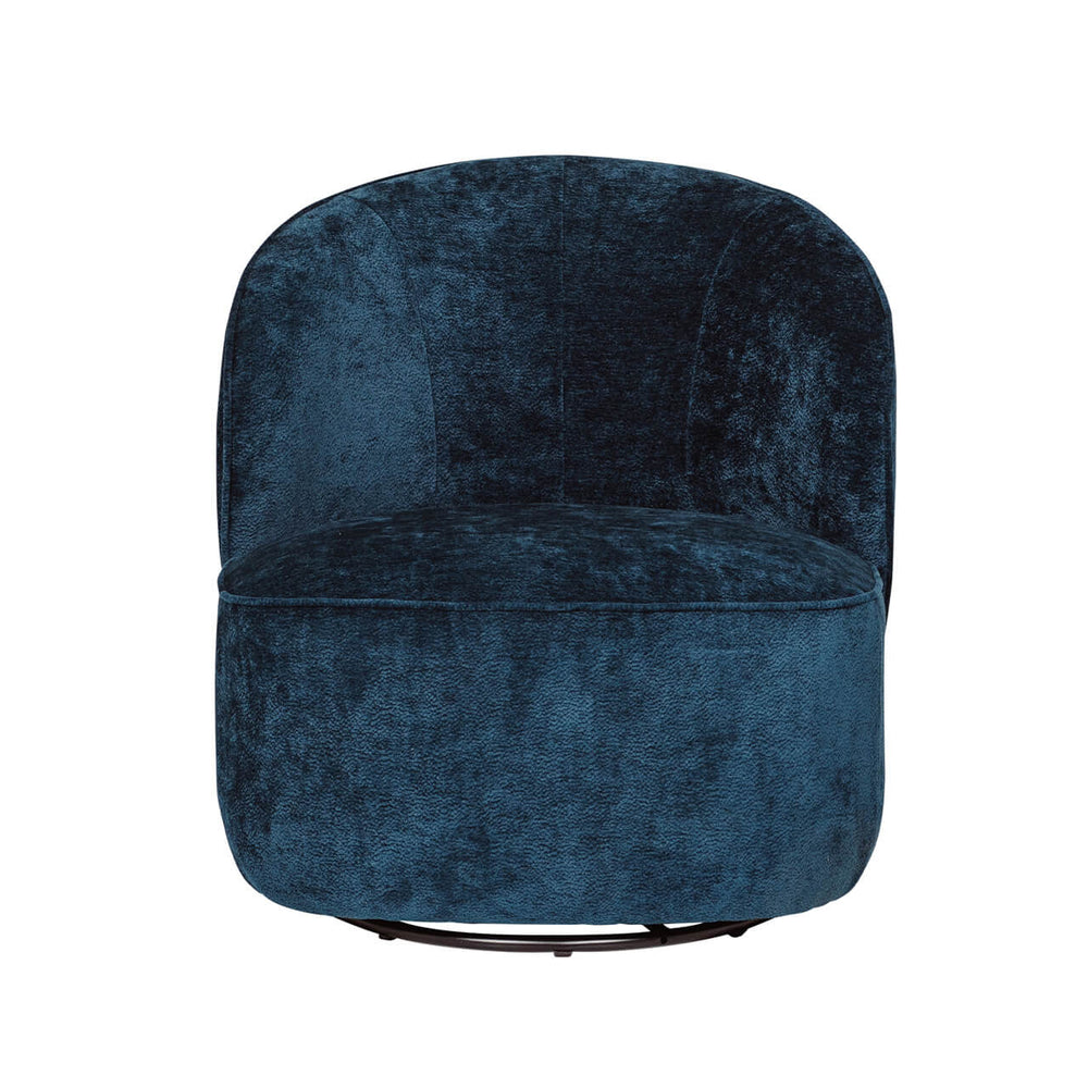 Eddie swivel Accent Chair Green, Rust or Blue