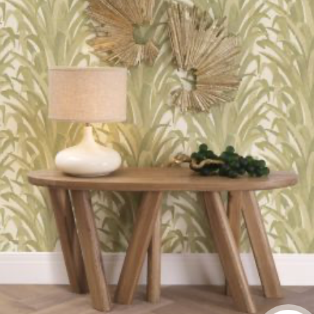 Eichholtz Bayshore Oak Coffee Table With Sculptural Forest Legs