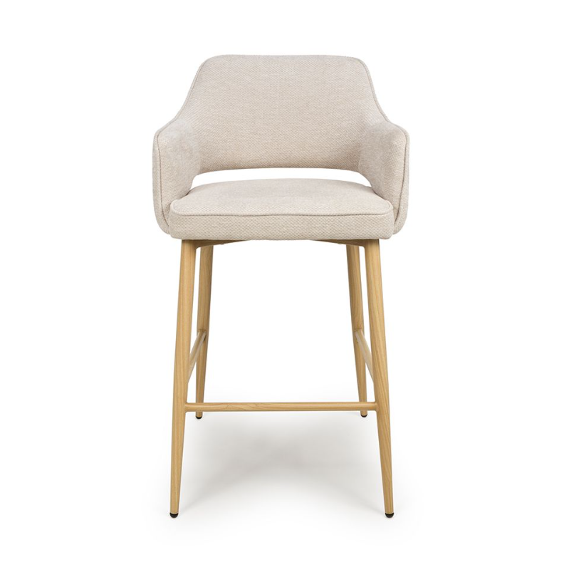 Errol Chairs – Counter & Bar Stool with Oak Legs (5 Colour Options)