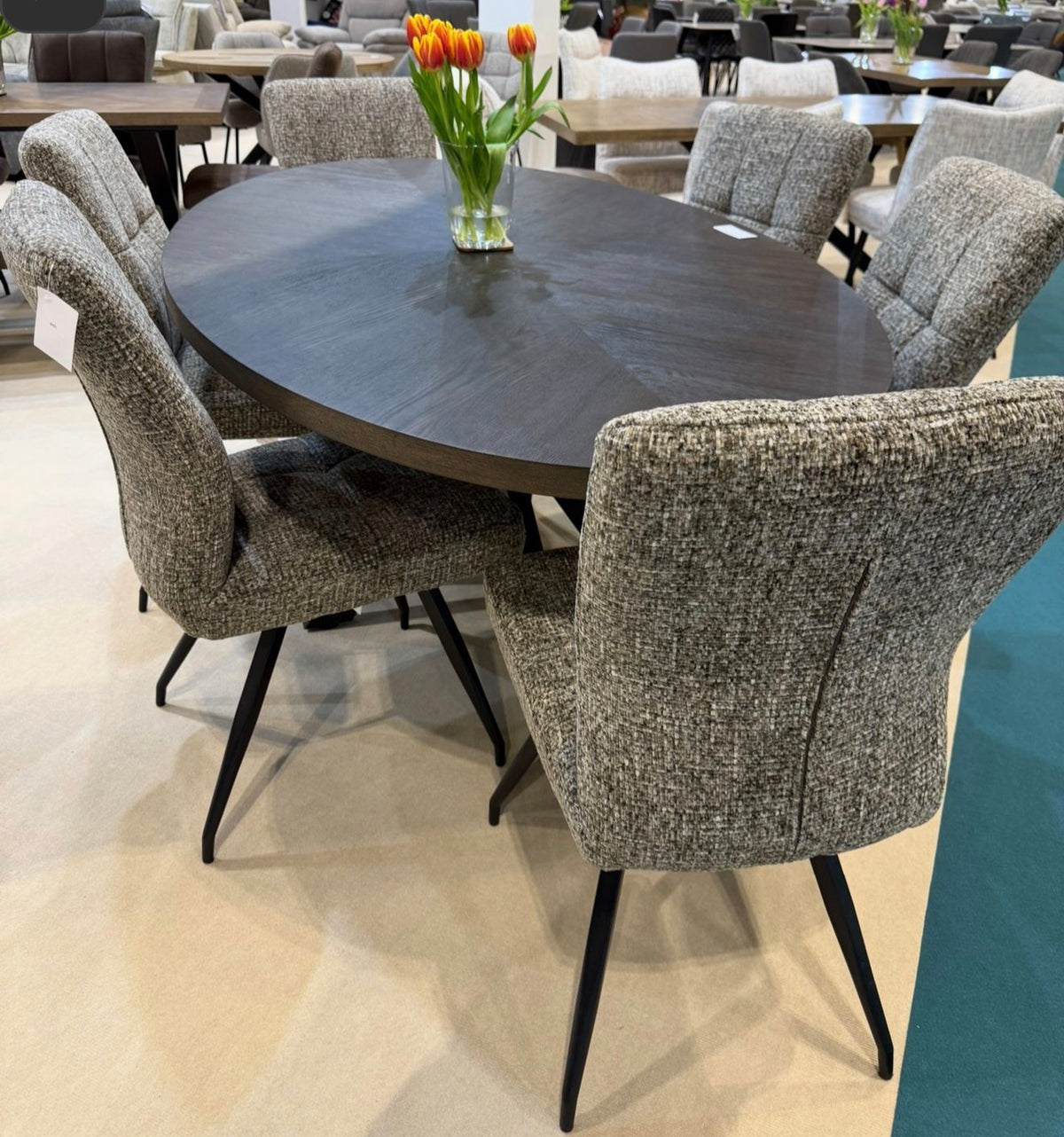 Sandy Oak 180cm Oval Dining Table by World Furniture