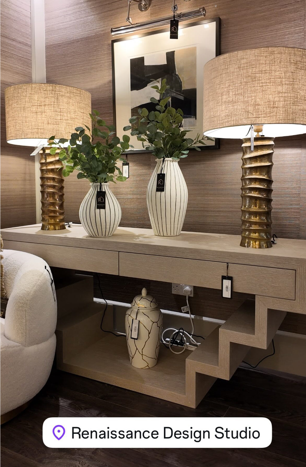 Rialto console table by Eichholtz  ex showroom  reduced by €300