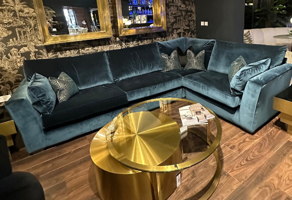 New Maxwell corner sofa by WESTBRIDGE available from stock . Reduced price
