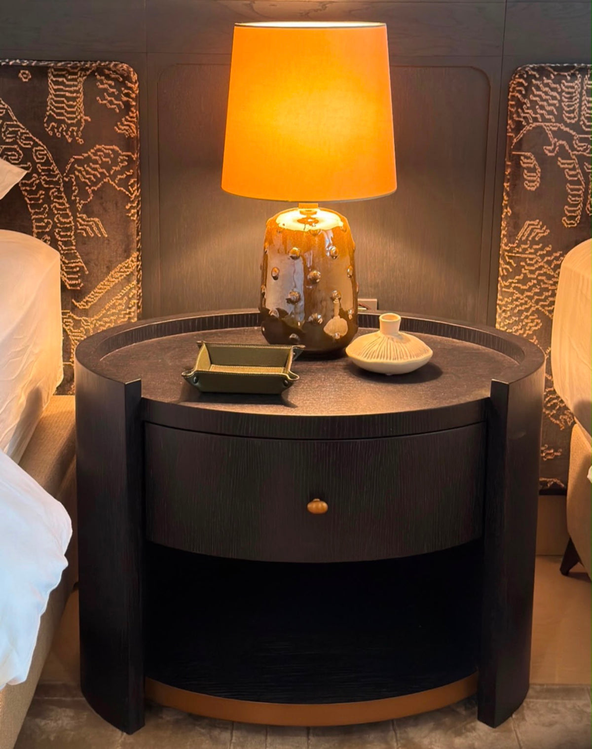Rosemberg nightstand bedside cabinet by Eichholtz by Eichholtz