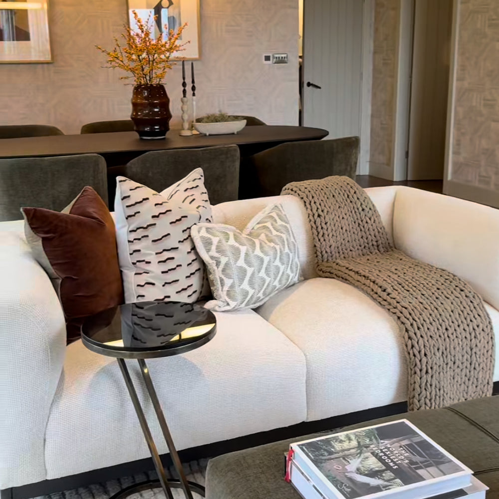 Corso Off White Designer Sofa By Eichholtz In Stunning Lyssa Fabric