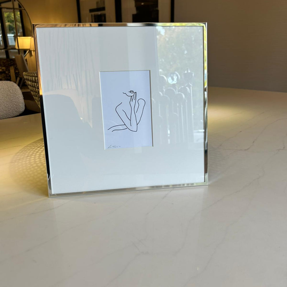 Artwork in steel frames by Federico Minieri - Set of 4