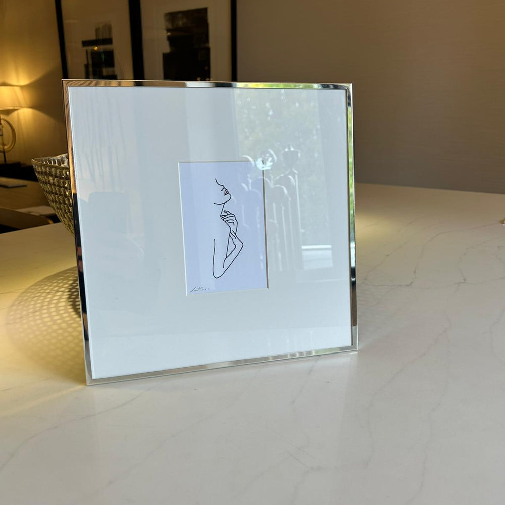 Artwork in steel frames by Federico Minieri - Set of 4