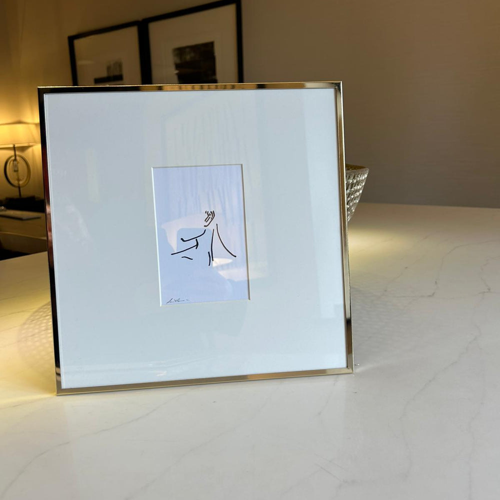 Artwork in steel frames by Federico Minieri - Set of 4