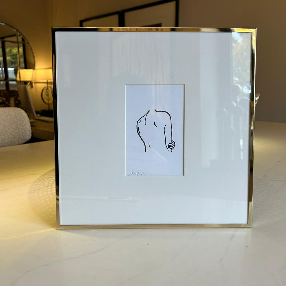 Artwork in steel frames by Federico Minieri - Set of 4