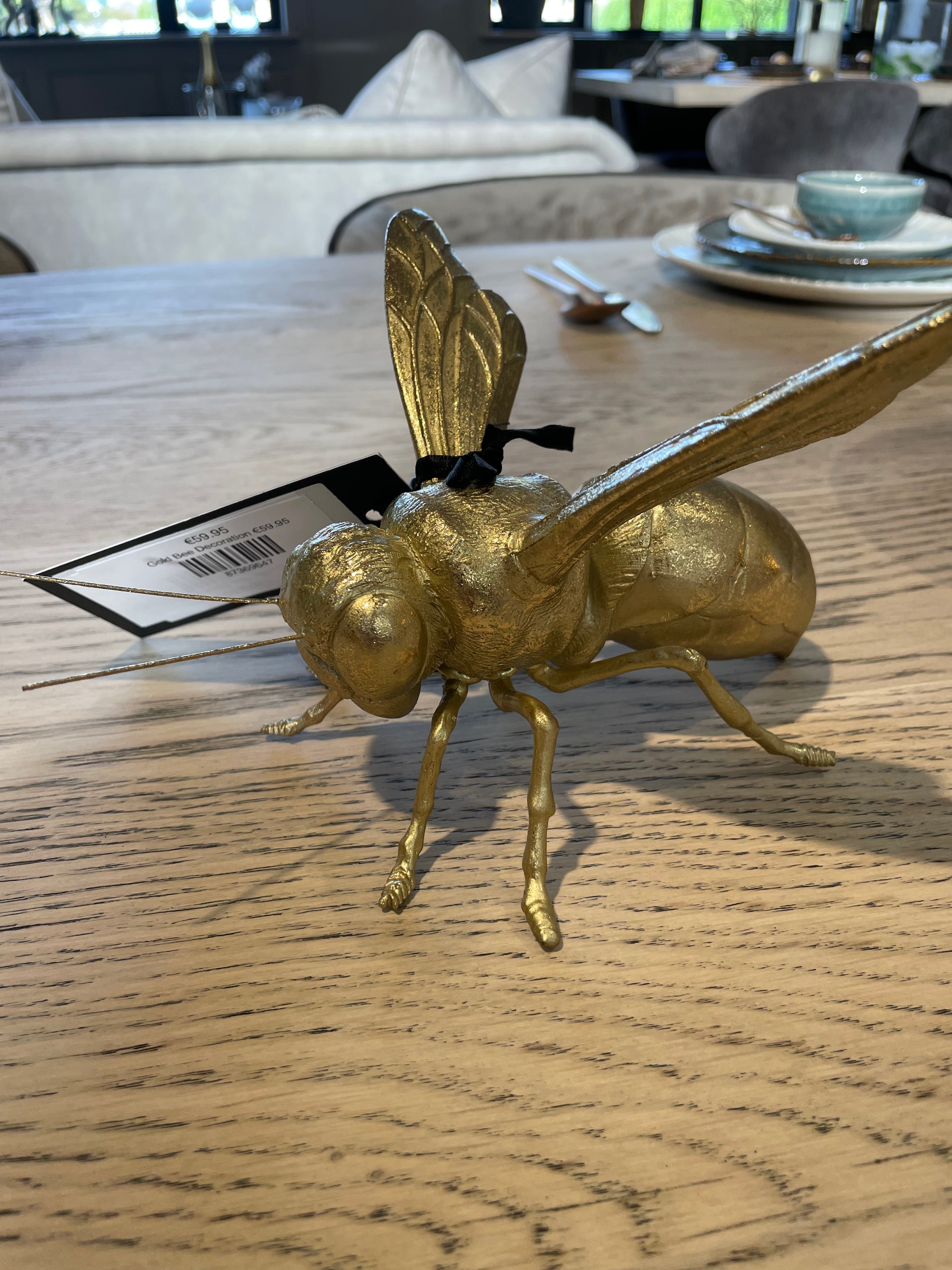 Gold Bee Decoration €59.95