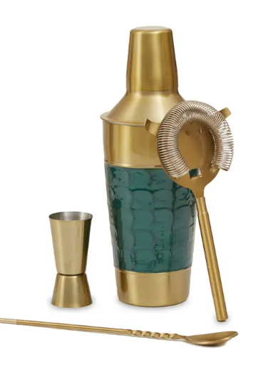 Green Enamel cocktail set