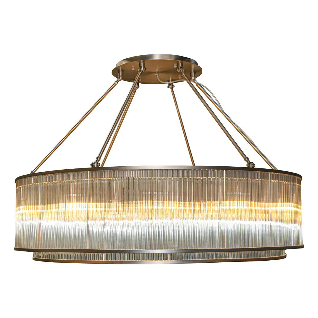 Hubert bronze Chandelier by RV Astley