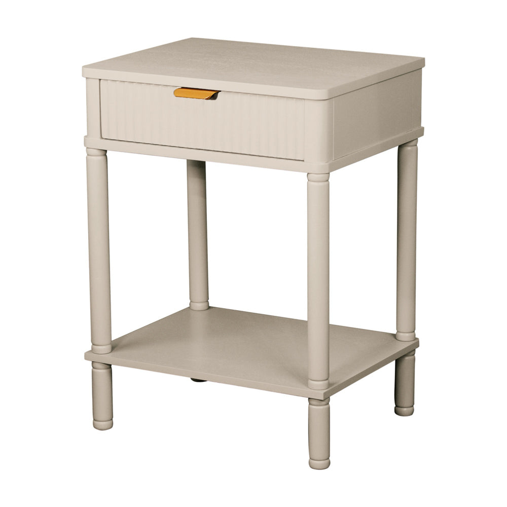 Parkinson bedside table 35 cm wide nightstand w 1 drawer