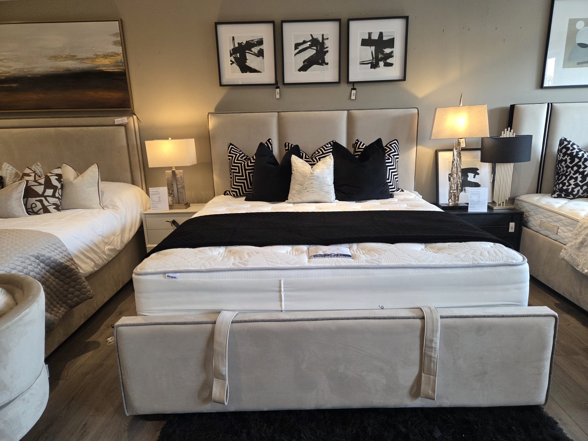 BELLA 6FT OTTOMAN DIVAN BED (BROOKMINK) - PLUSH CREAM by Home of Beds