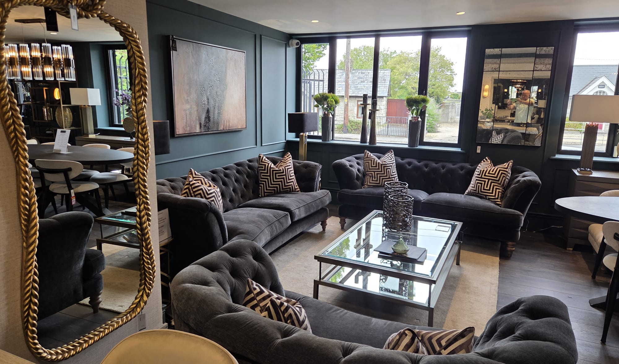 Muse 3 piece sofa group by Westbridge in stock for immediate delivery at REDUCED price by Westbridge