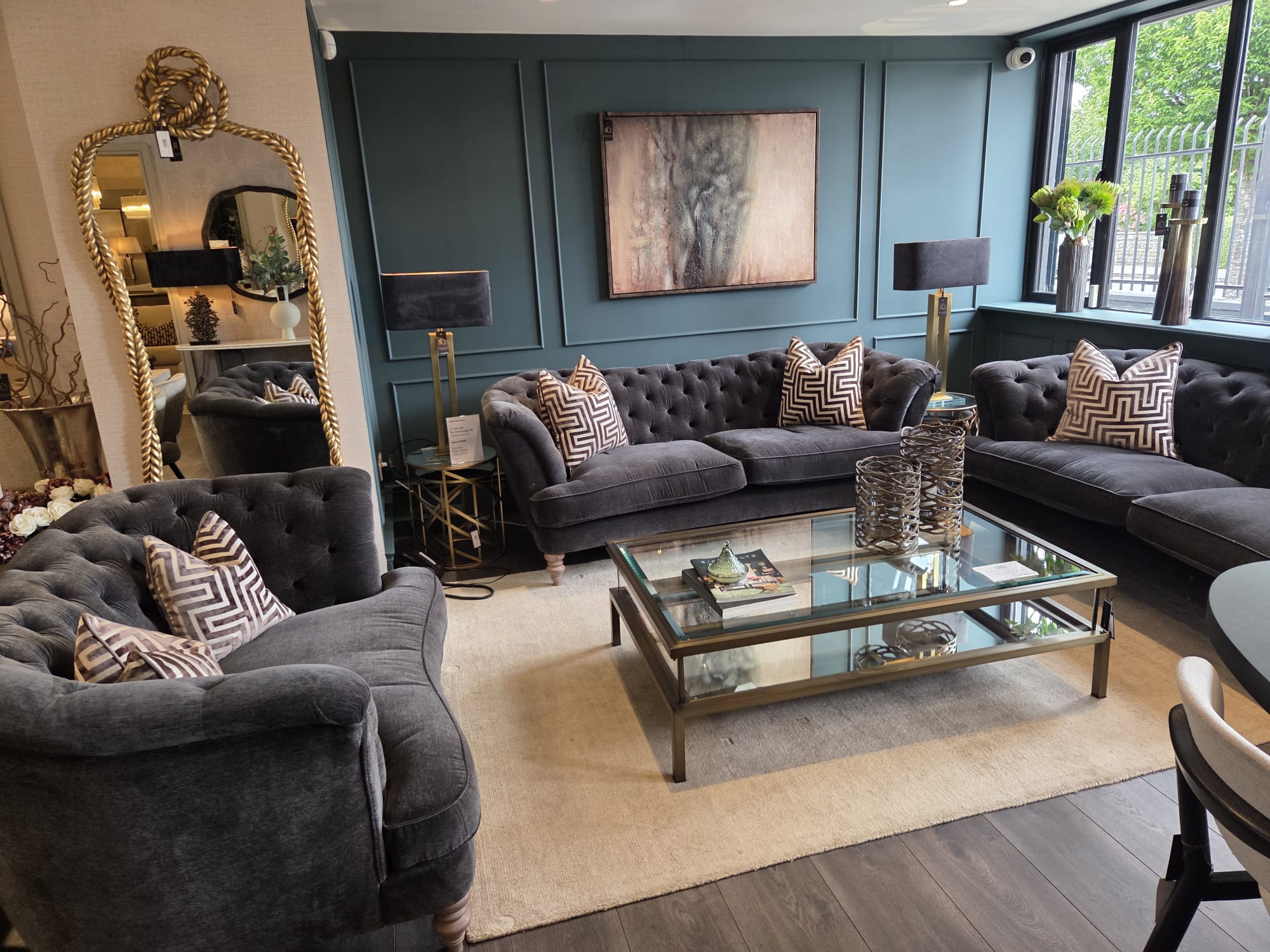 Muse 3 piece sofa group by Westbridge in stock for immediate delivery at REDUCED price by Westbridge