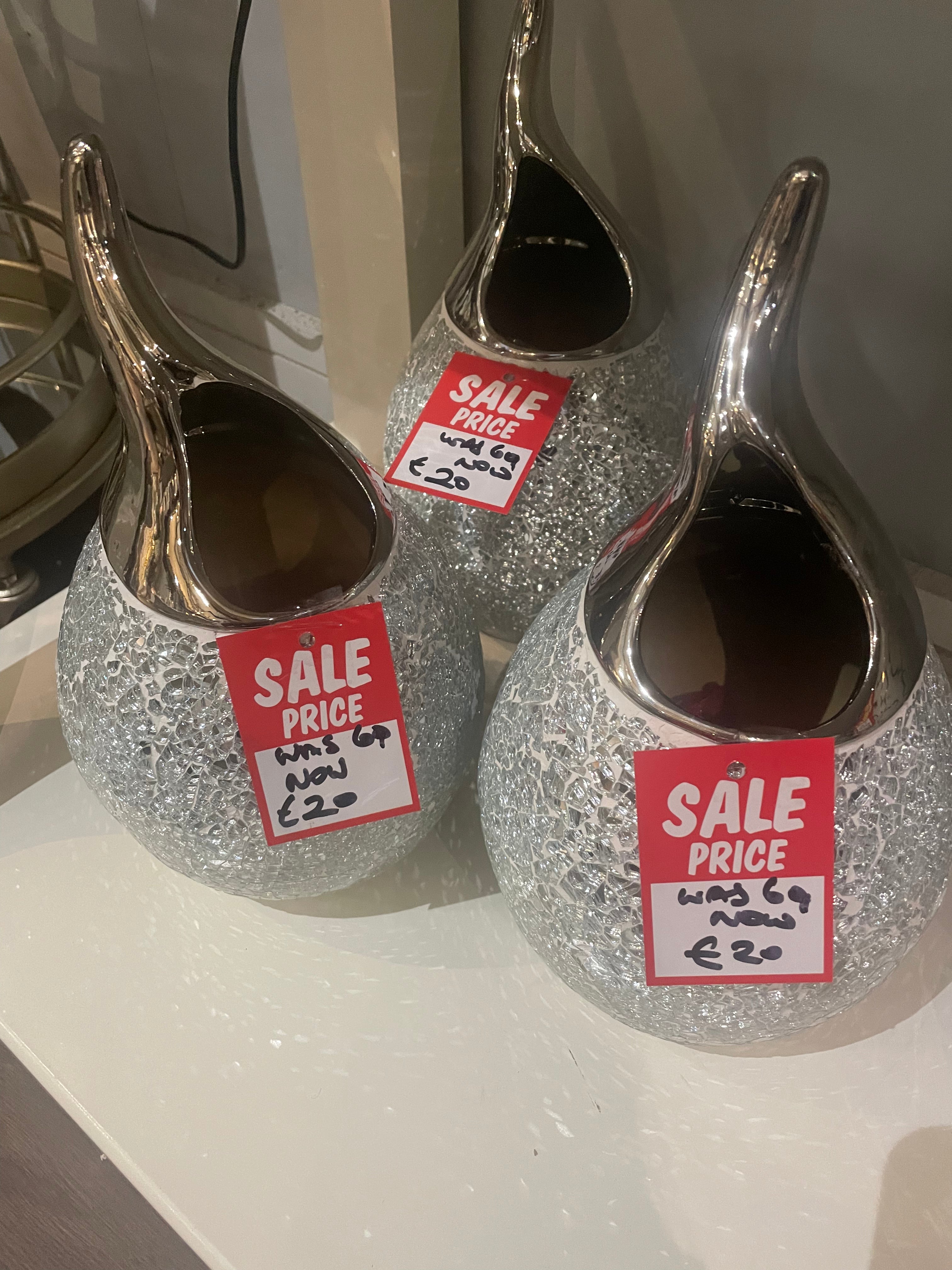 VS163 vase was 69.95 onow 20 no exchange