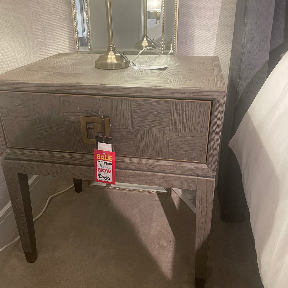 Nevin Bed side table w 1 draweras set of 2 reduced to clear