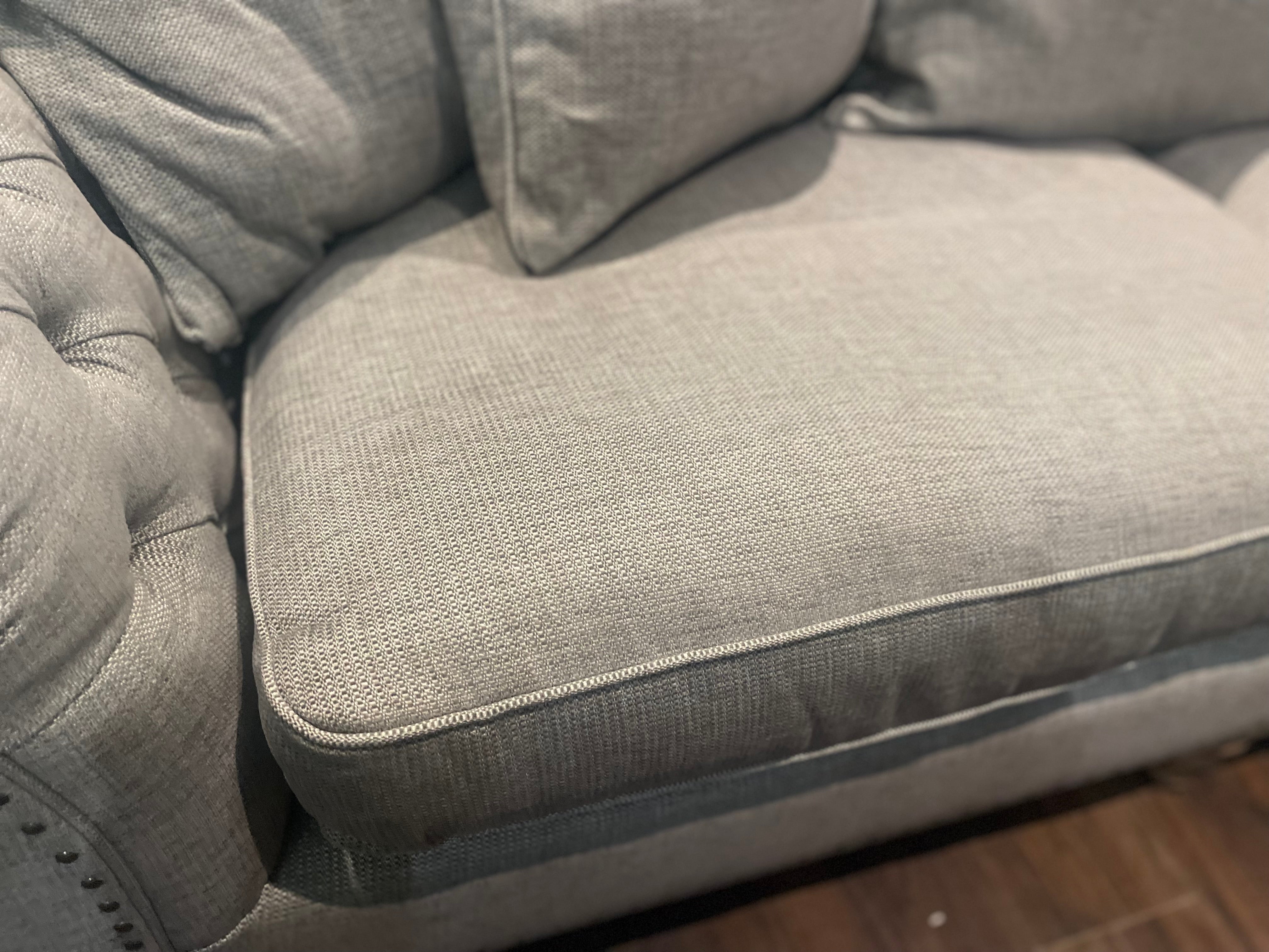 Keaton oversized sofa  by WESTBRIDGE special ex showroom Marl fabric clearance  deal Instore only