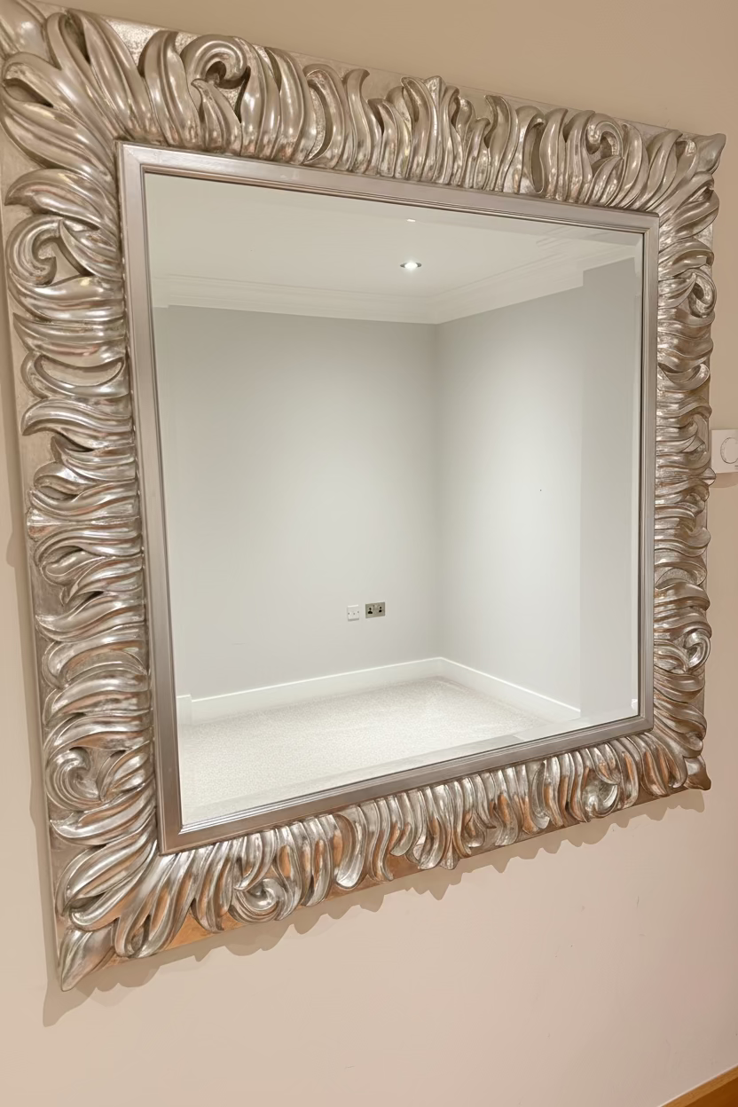 Chanel mirror 125 x 125 ex showroom half price offer