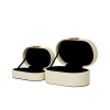 Jewellery Box set of 2 - Cream Faux Leather Limited Edition