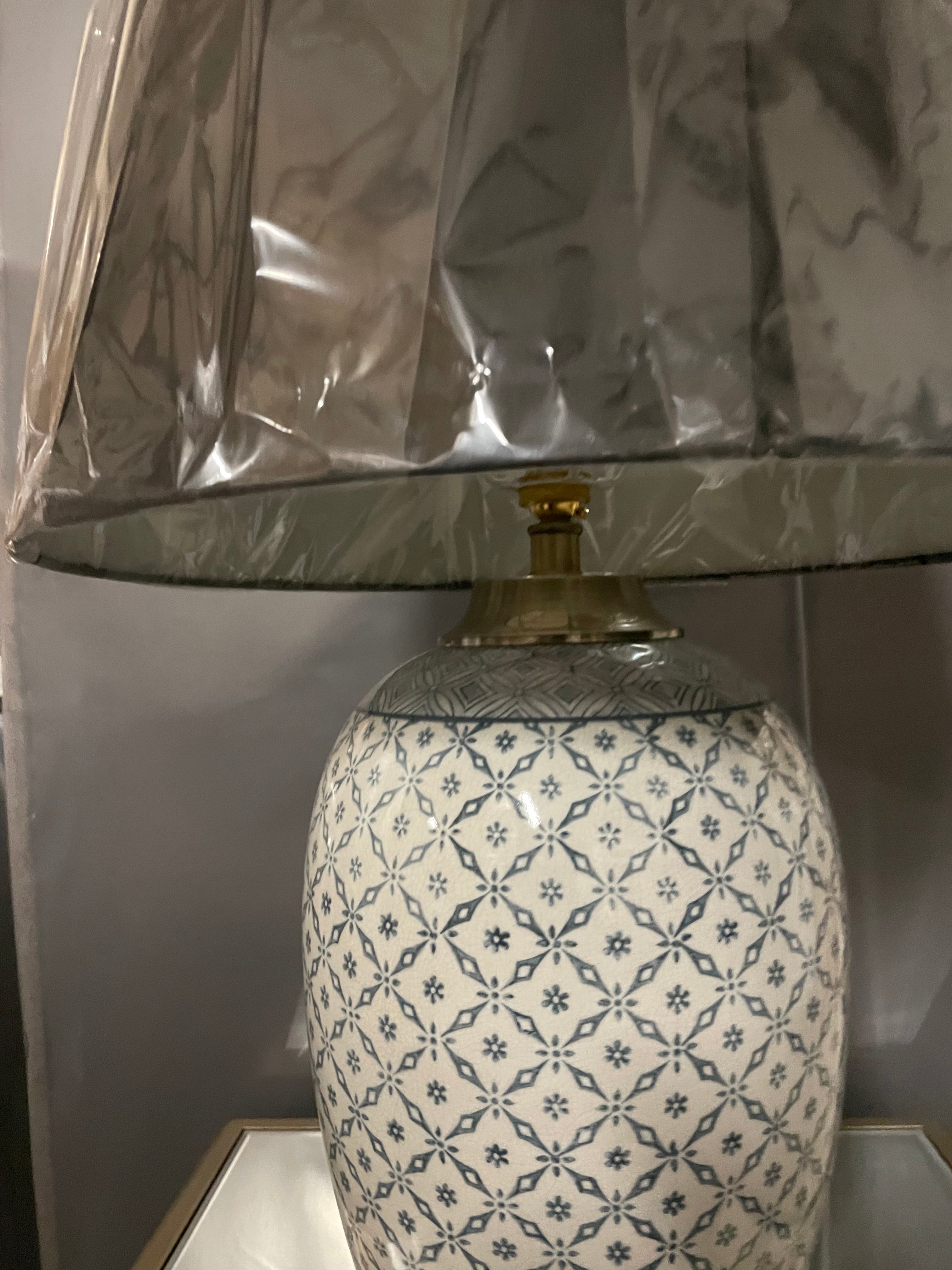 Lattice pattern lamp ex display sold in a pair only Price ea