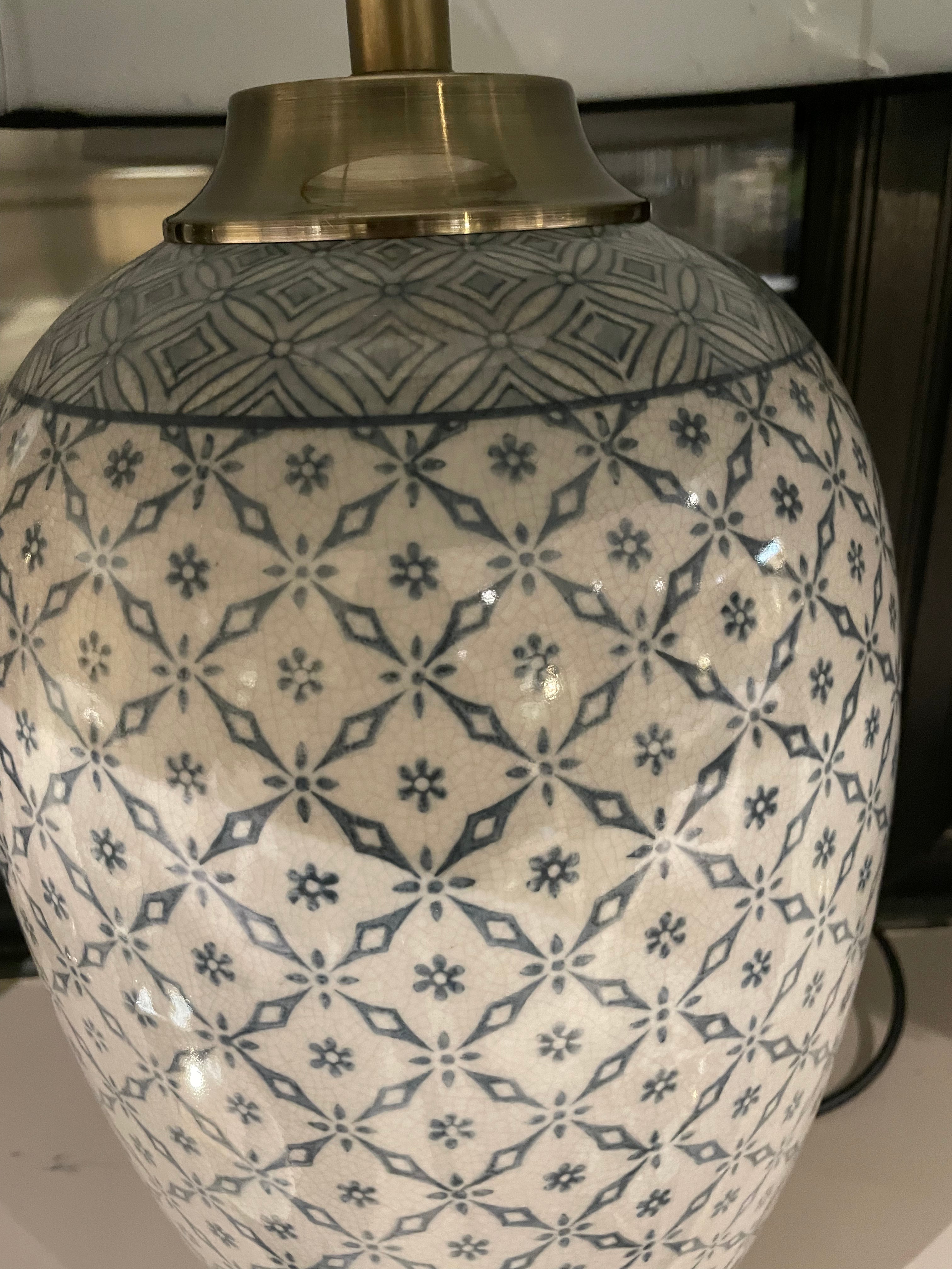 Lattice pattern lamp ex display sold in a pair only Price ea