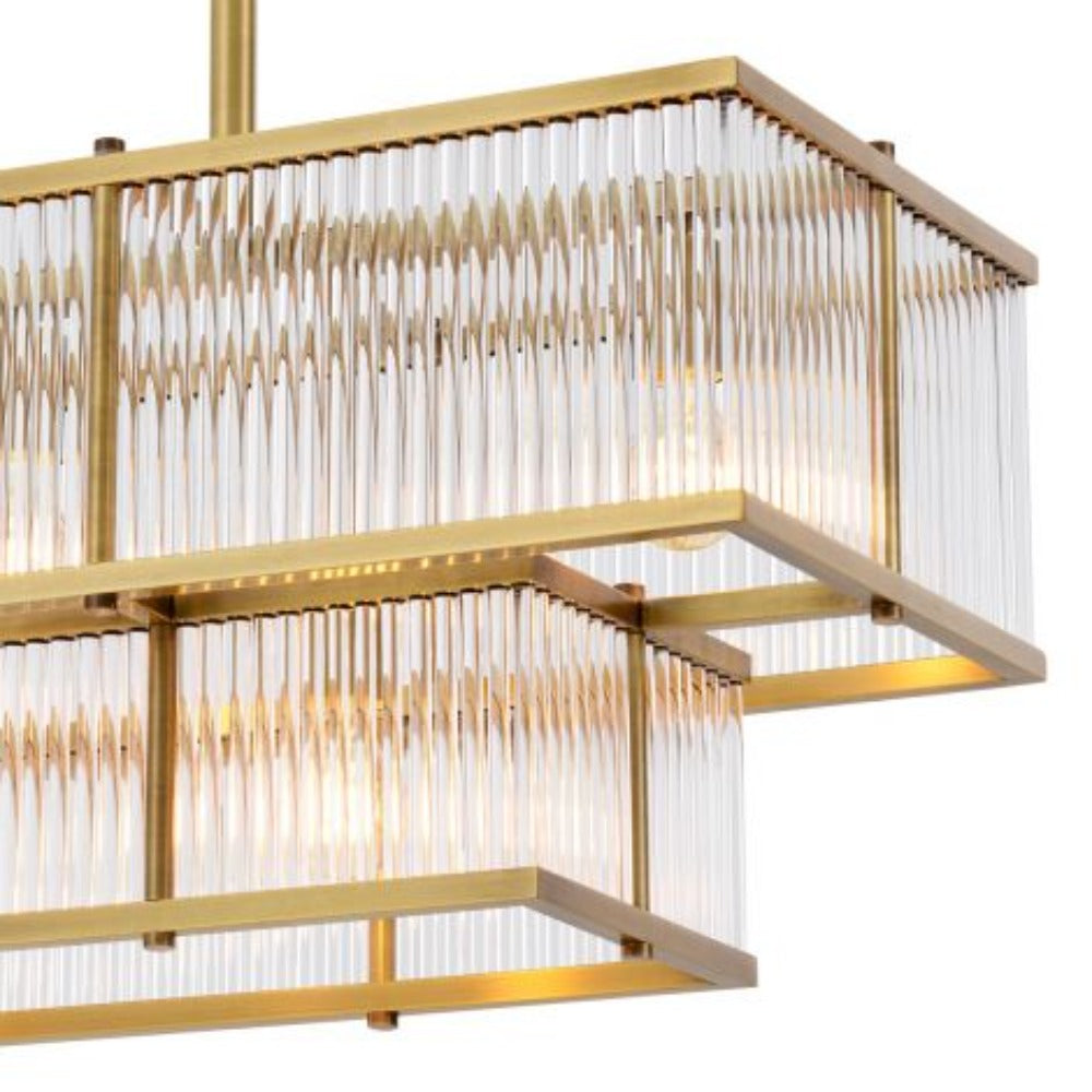 Le Marais Long chandelier by Eichholtz