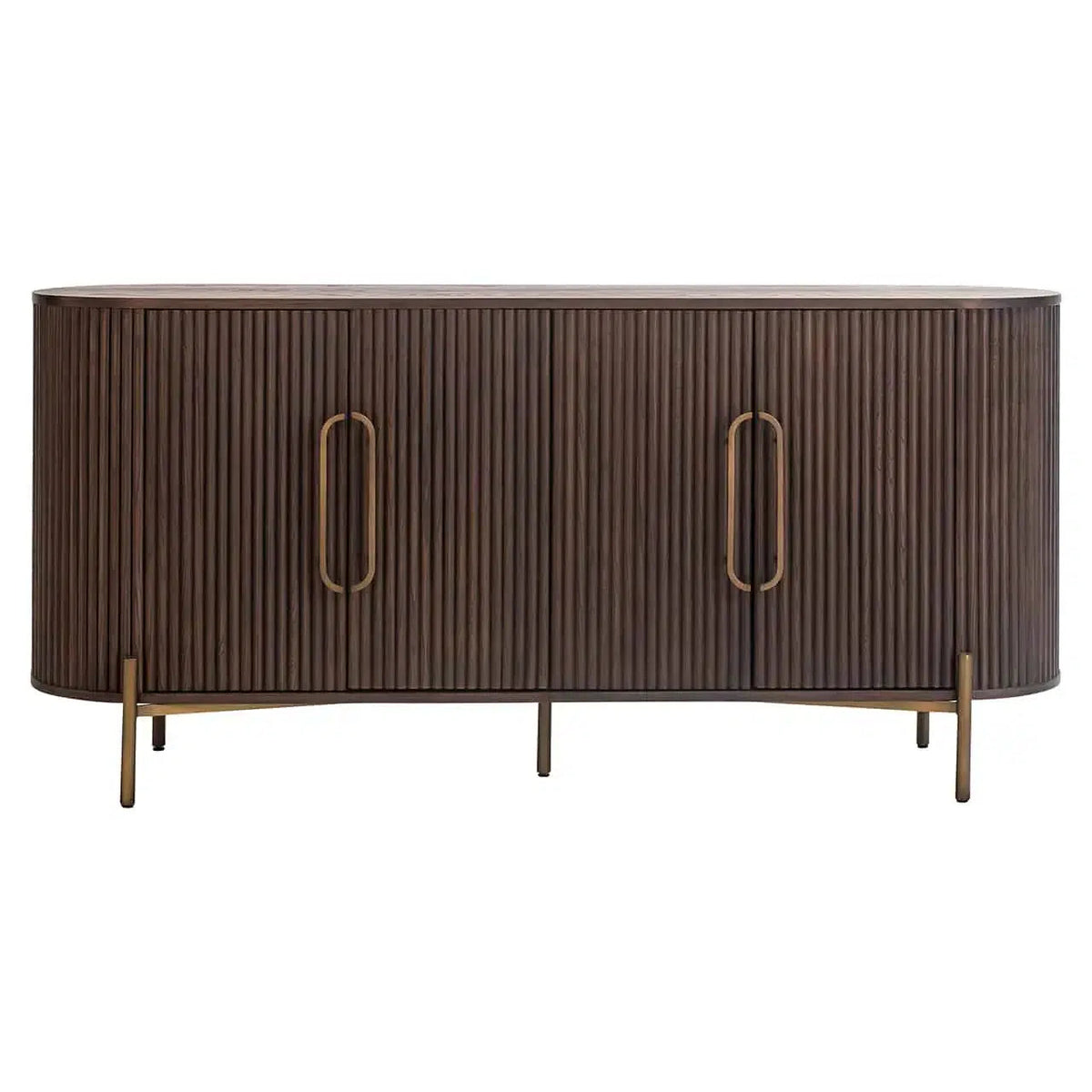 Lulu 4 door dresser sideboard in Brown