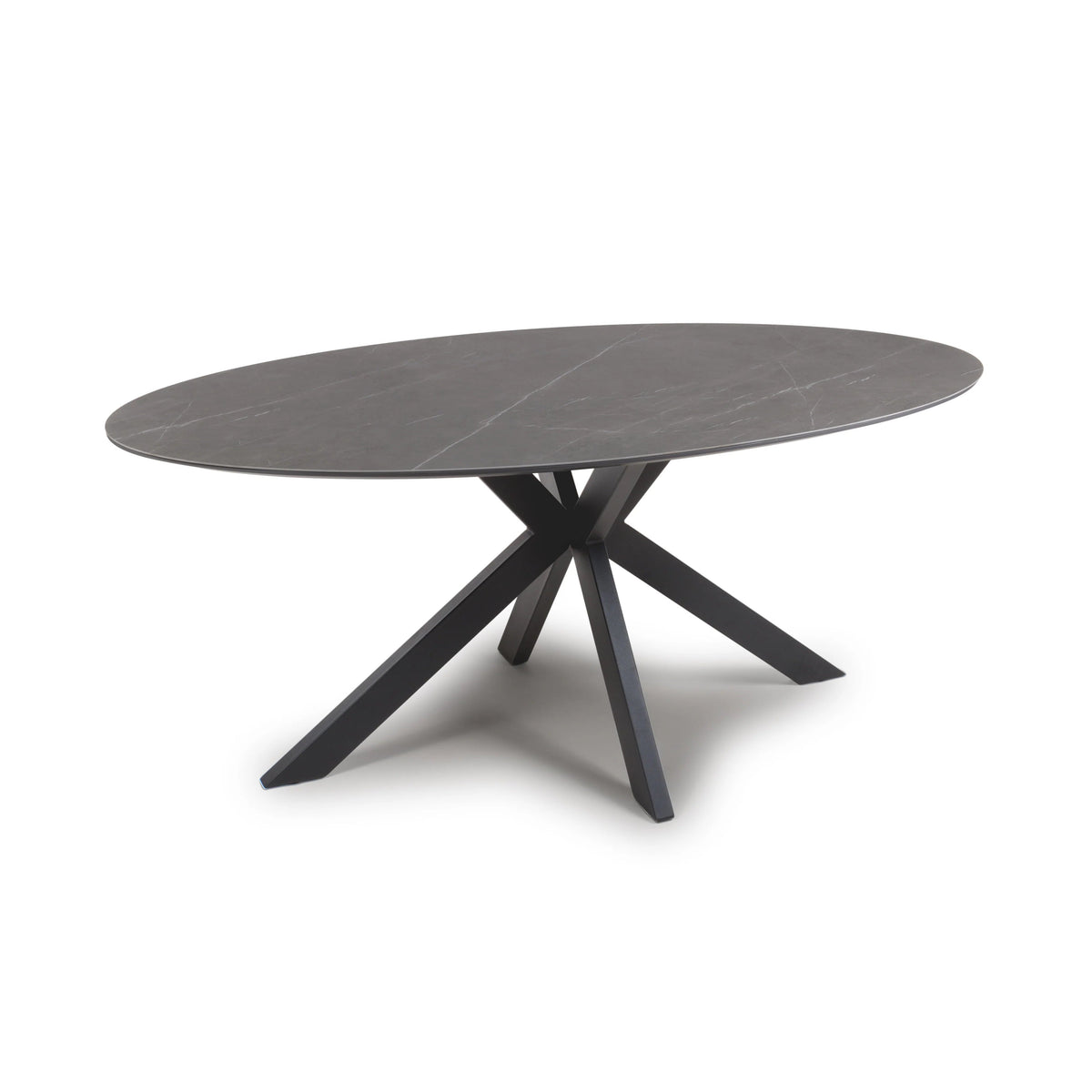 Lydia oval dining table with spider leg Nett