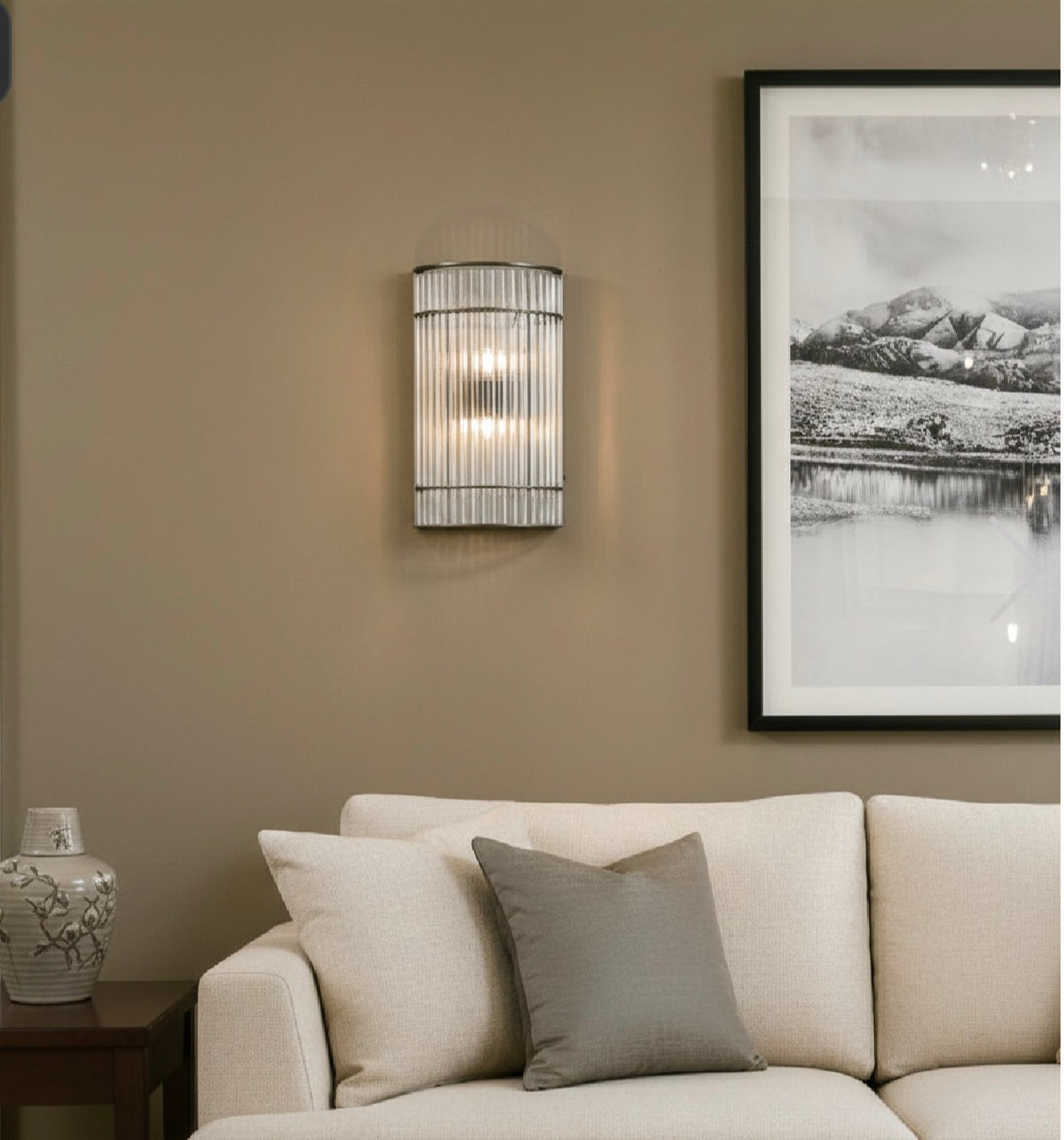Macy Wall Light Nickel by RV ASTLEY - half Price clearance offer