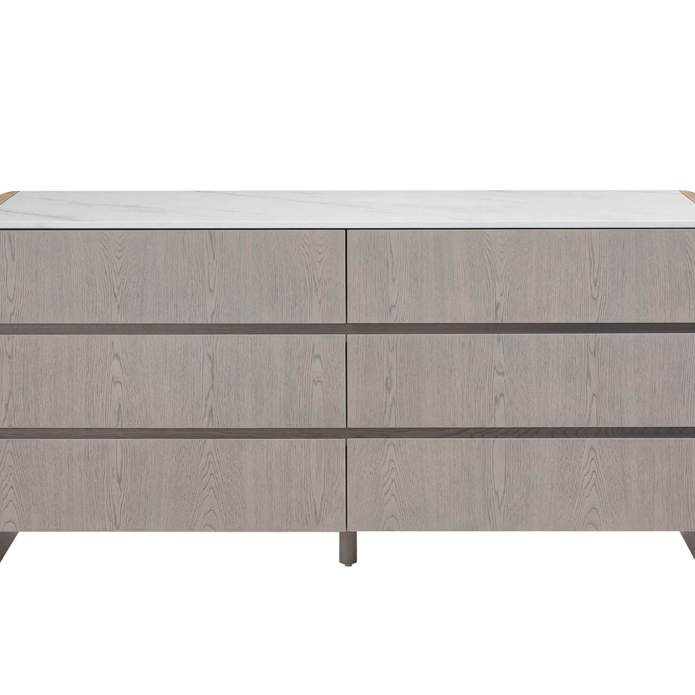 Mondi 6 Drawer Dressing Chest Washed Oak