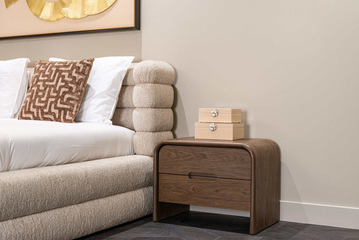 Nightstand Bedford Brown 2 Drawer