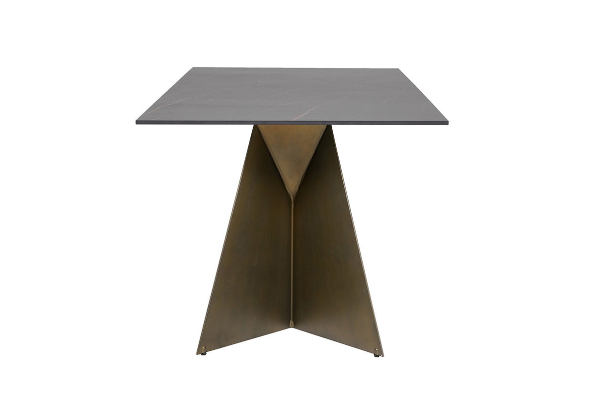 Orin Black Stone XL Dining Table 1800 Golden Black reduced