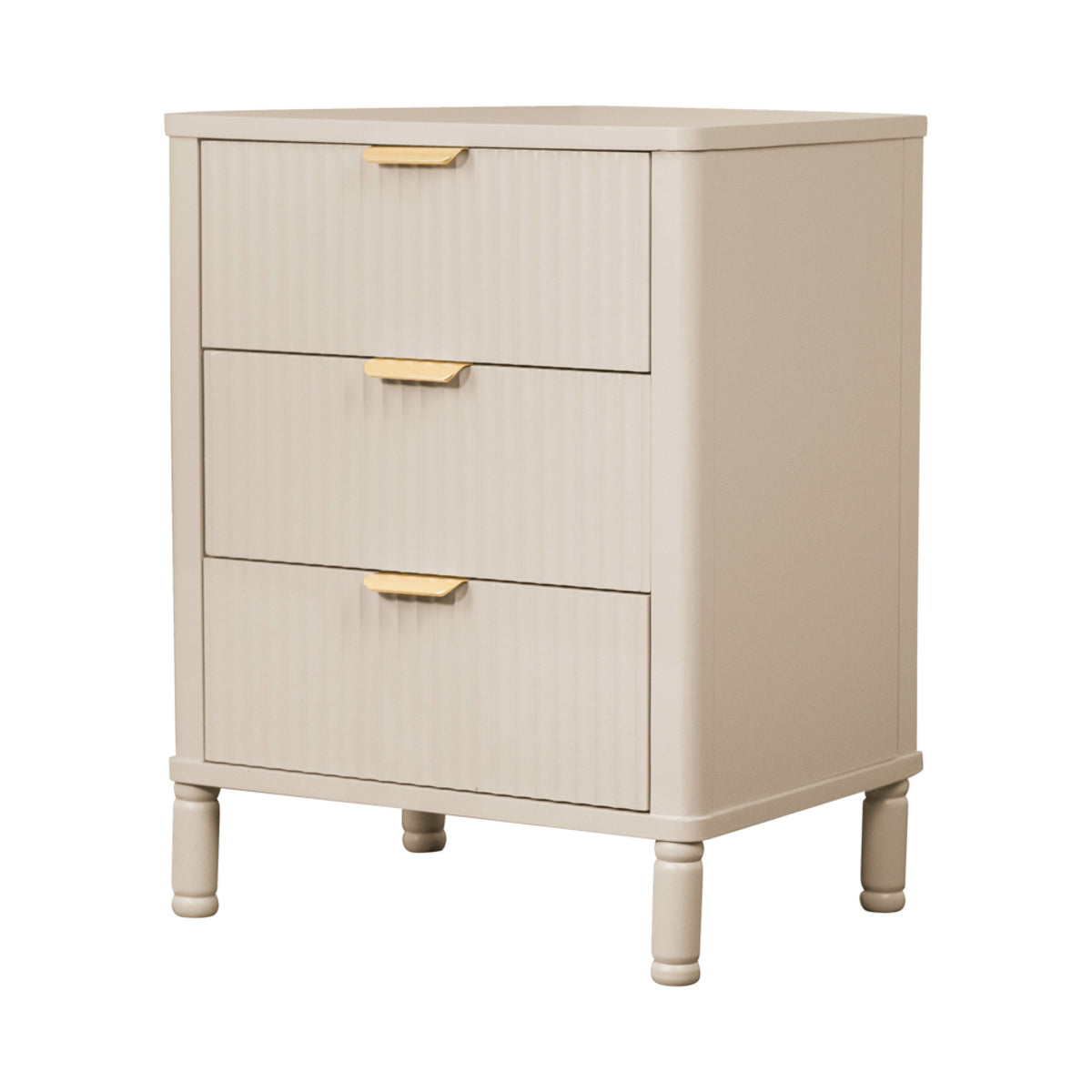 Parker Bedside Cabinet 3 Drawer Locker
