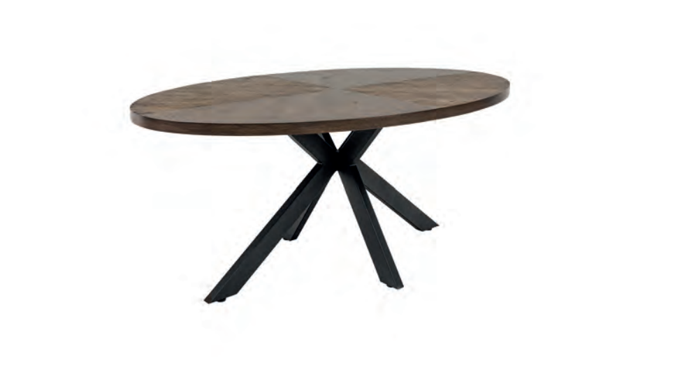 Sandy Oak 180cm Oval Dining Table