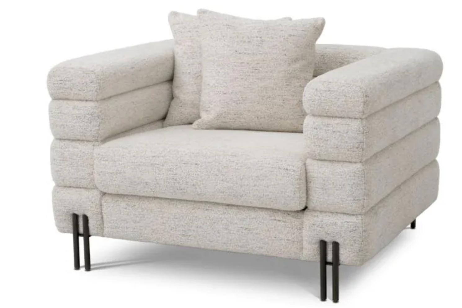 Chair York Seashell off-white | bronze finish by Eichholtz.