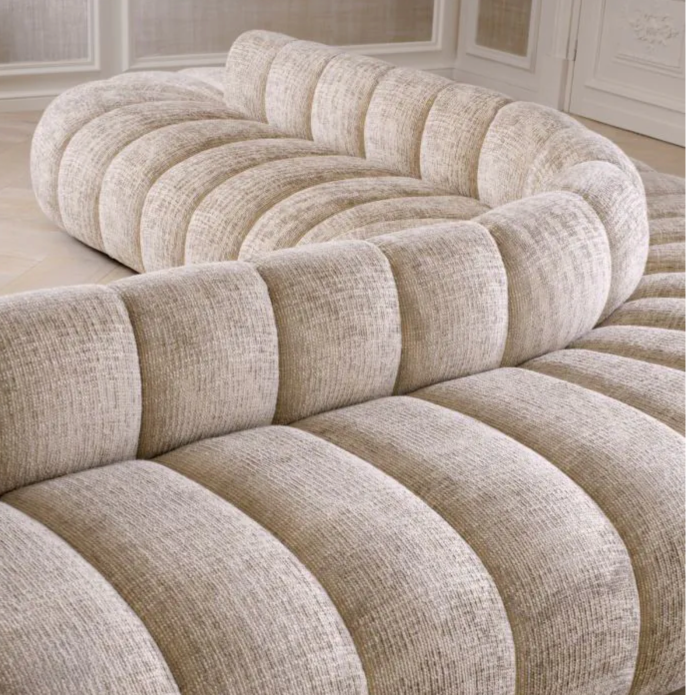 Sofa Alison Creststone beige by Eichholtz by eichholtz