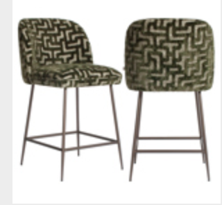 Counter stool Pullitzer in moss labyrinth save over 10% by richmond